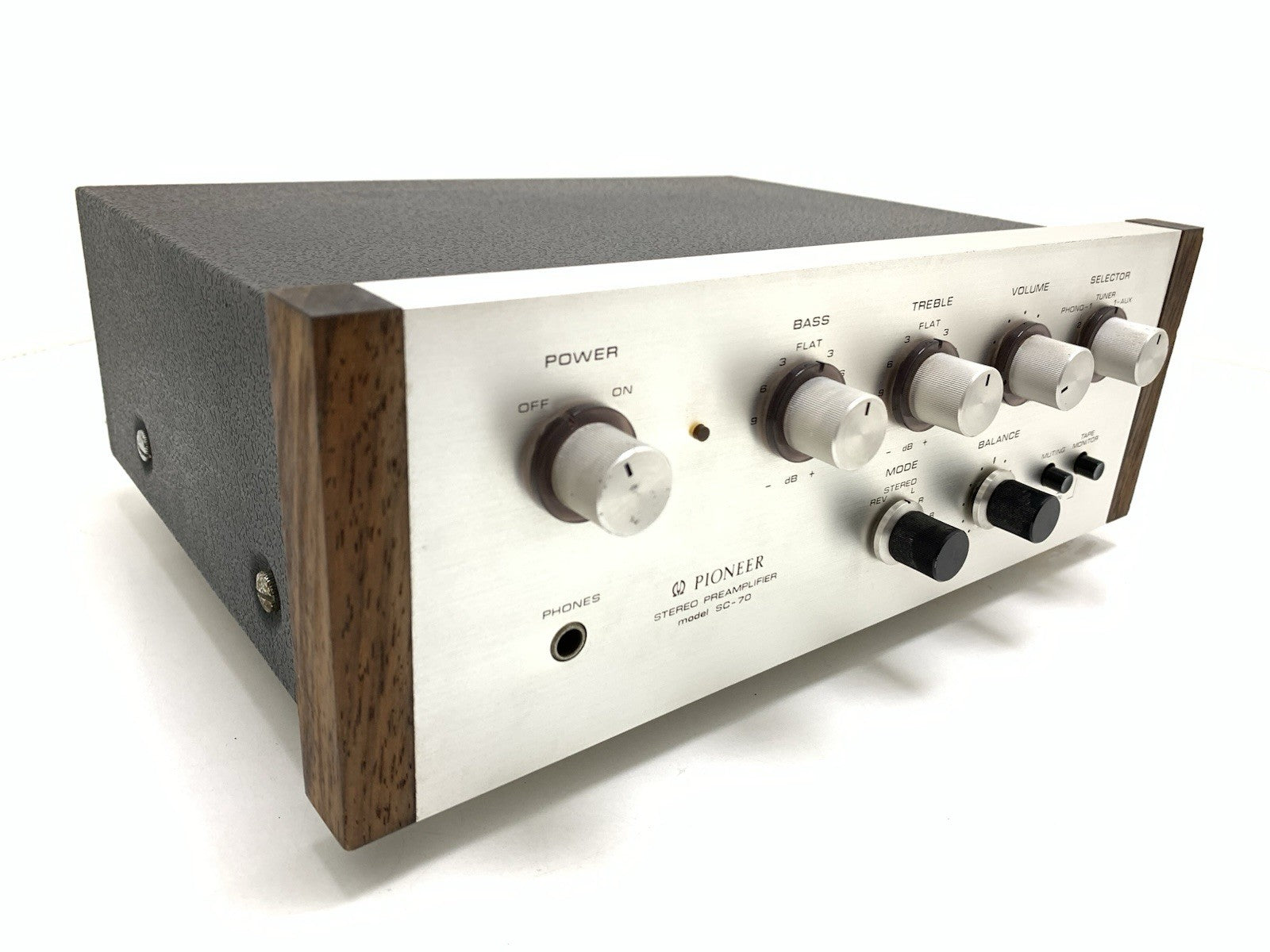 PIONEER Model SC 70 / SC-700 Stereo Pre Amplifier Vintage 1969 WORKING Good Look