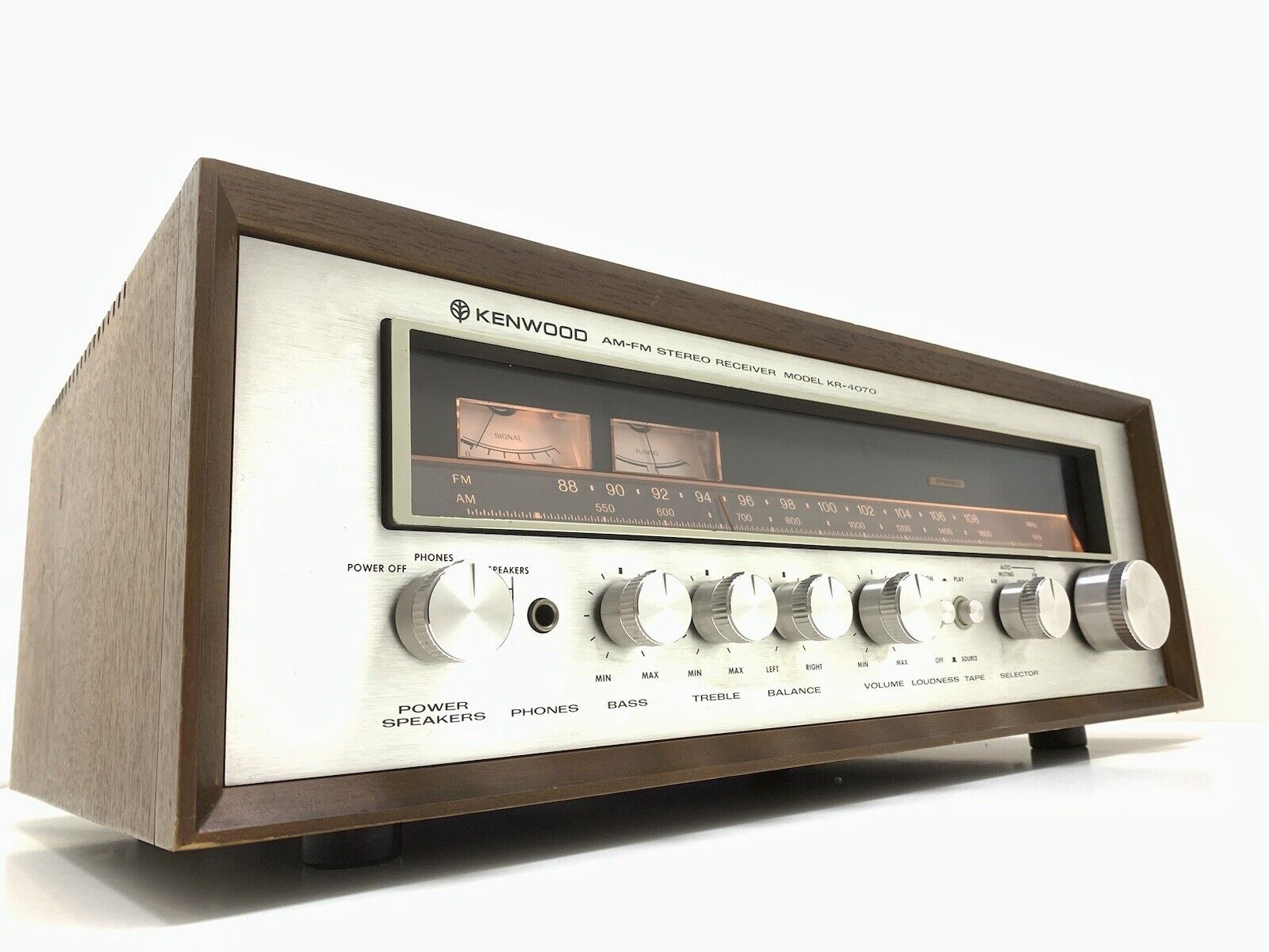 KENWOOD KR-4070 AM/FM Stereo Receiver 2X40 Watts RMS Vintage 1977
