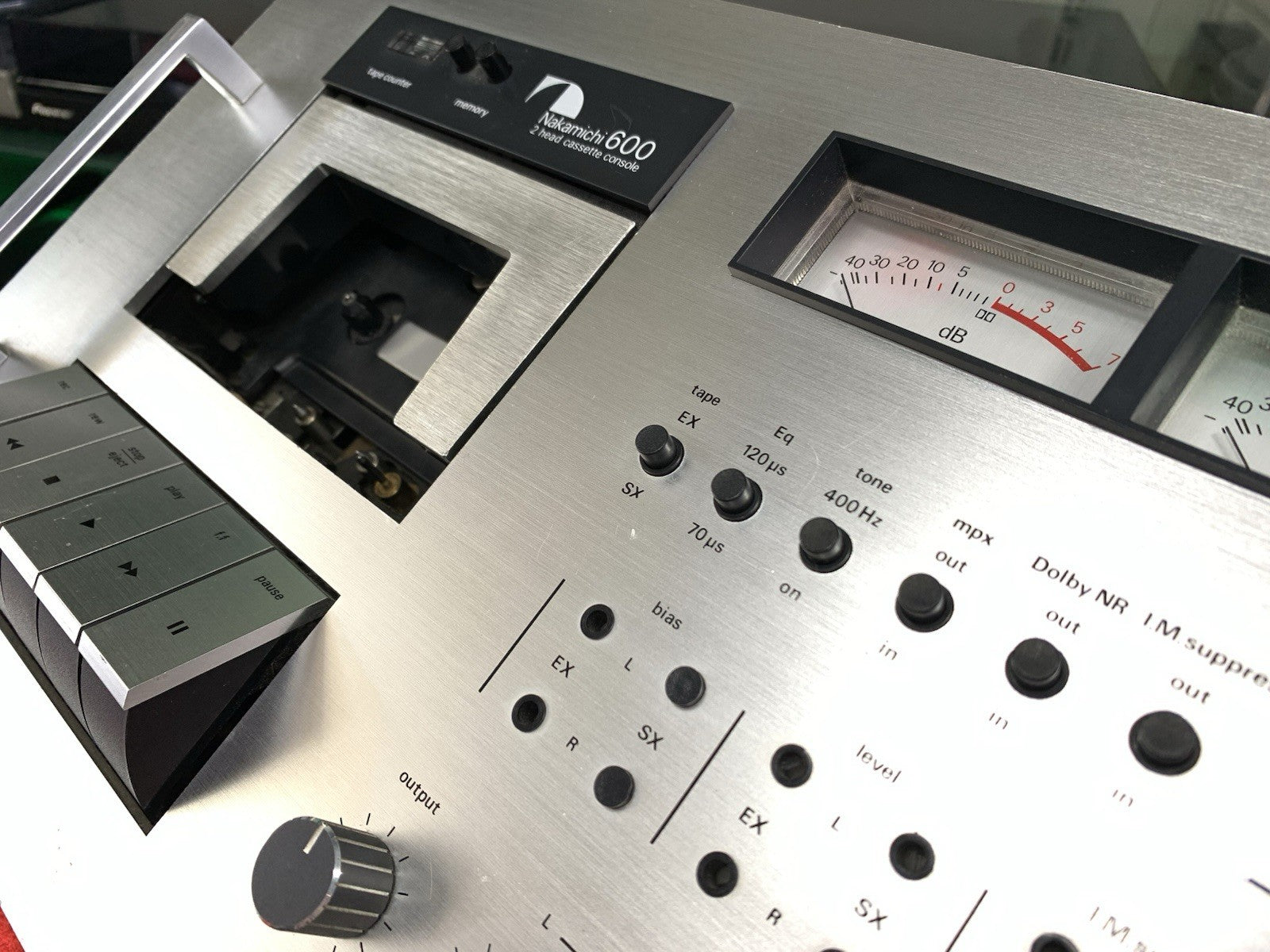 NAKAMICHI 600 High End 2 Head Cassette Tape Deck Vintage 1975 WORK