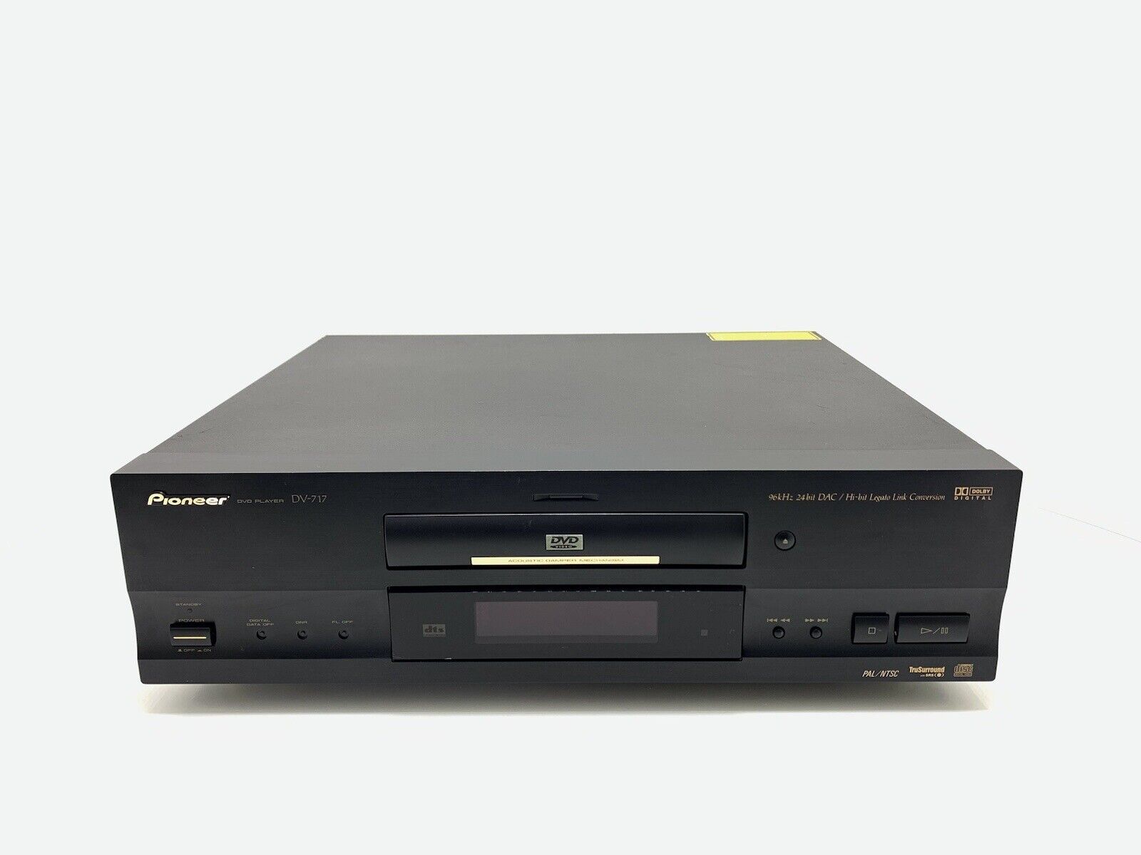 PIONEER DV 717 DVD CD Compact Disc with Remote Original PAL NTSC WORK Good Look