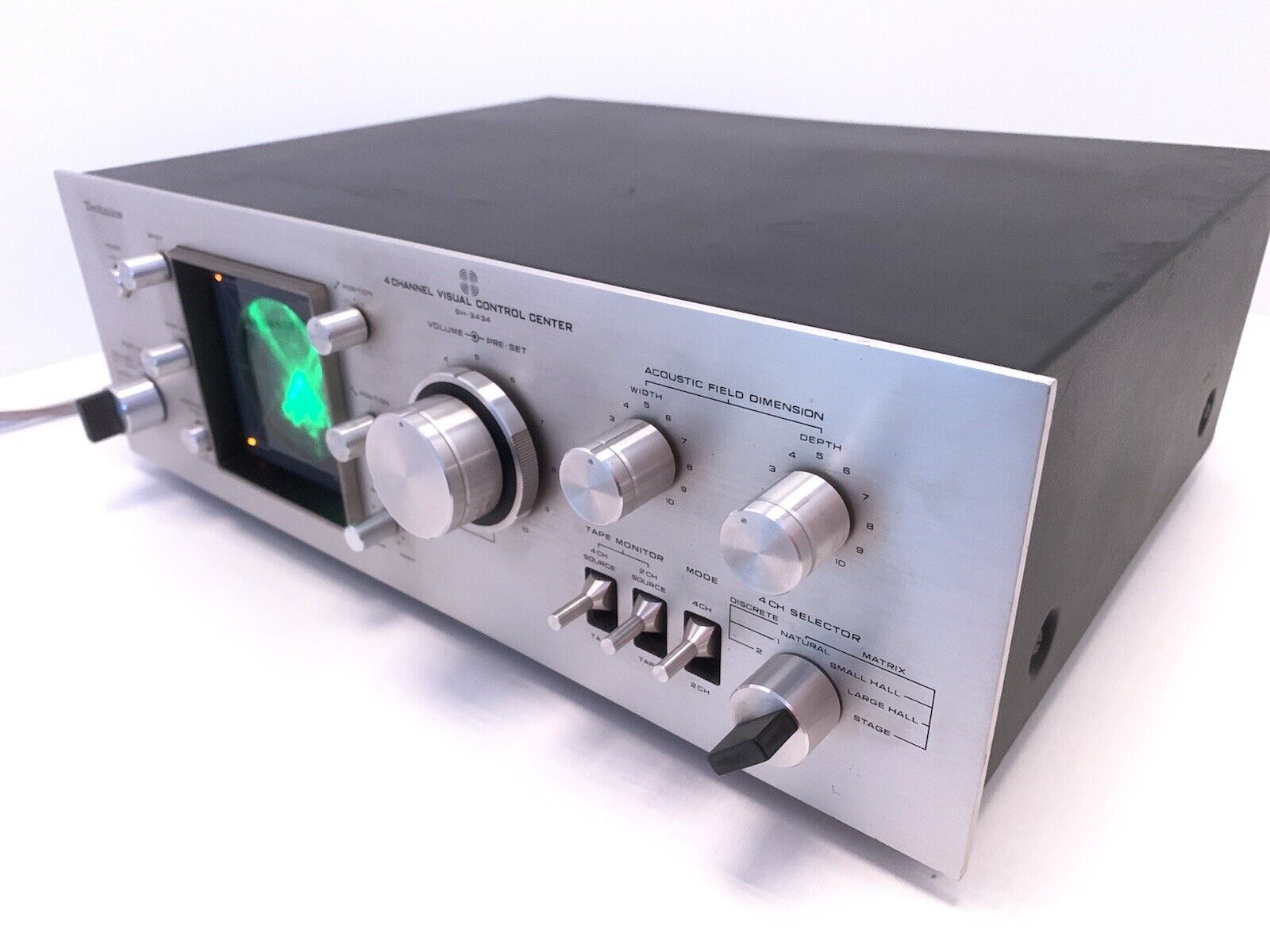 TECHNICS SH-3434 Audio Scope 4 Channel RARE Hi Fi Vintage 1973 WORK Good Look