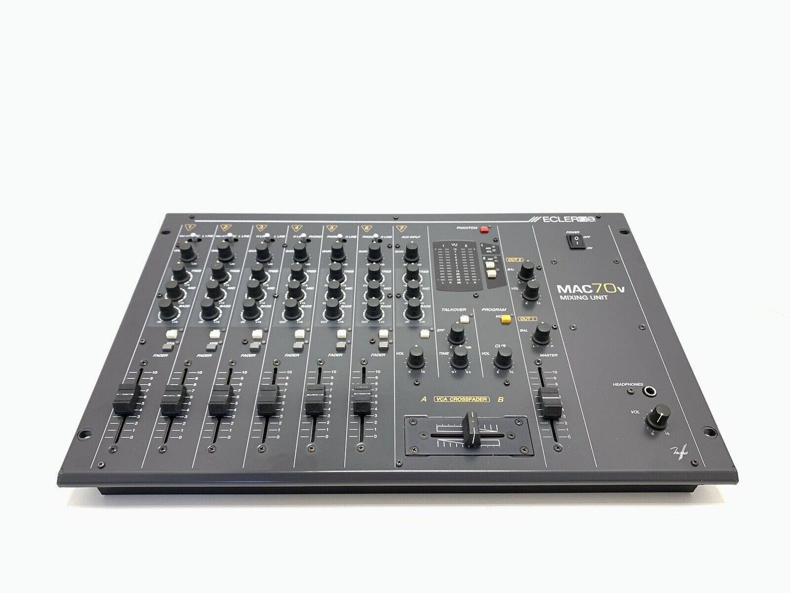 ECLER MAC 70V Professional Hi Fi DJ PRO MIXER 7 Input WORK Perfect Good Look