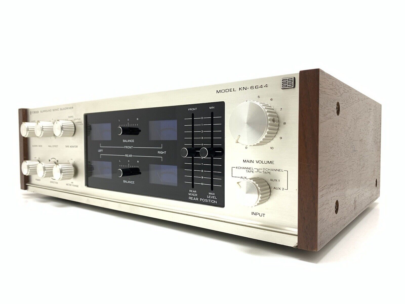 TRIO KENWOOD KN 6644 Quadrixer Pre Amplifier 4 Channel Vintage 1971 WORK GOOD
