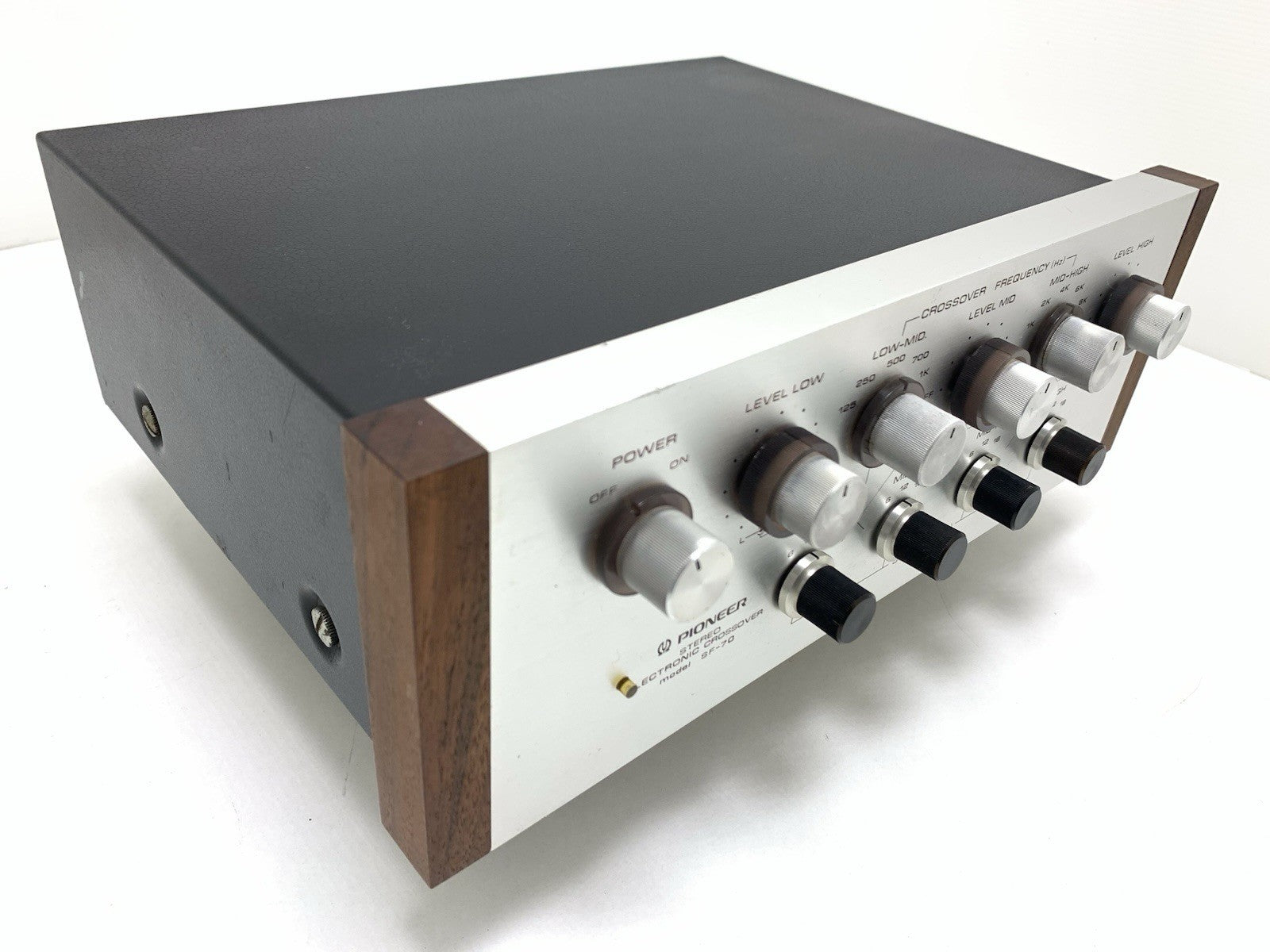 PIONEER SF 70 SF 700 ELECTRONIC CROSSOVER 3/2 Way Vintage 1969 WORK Good Look