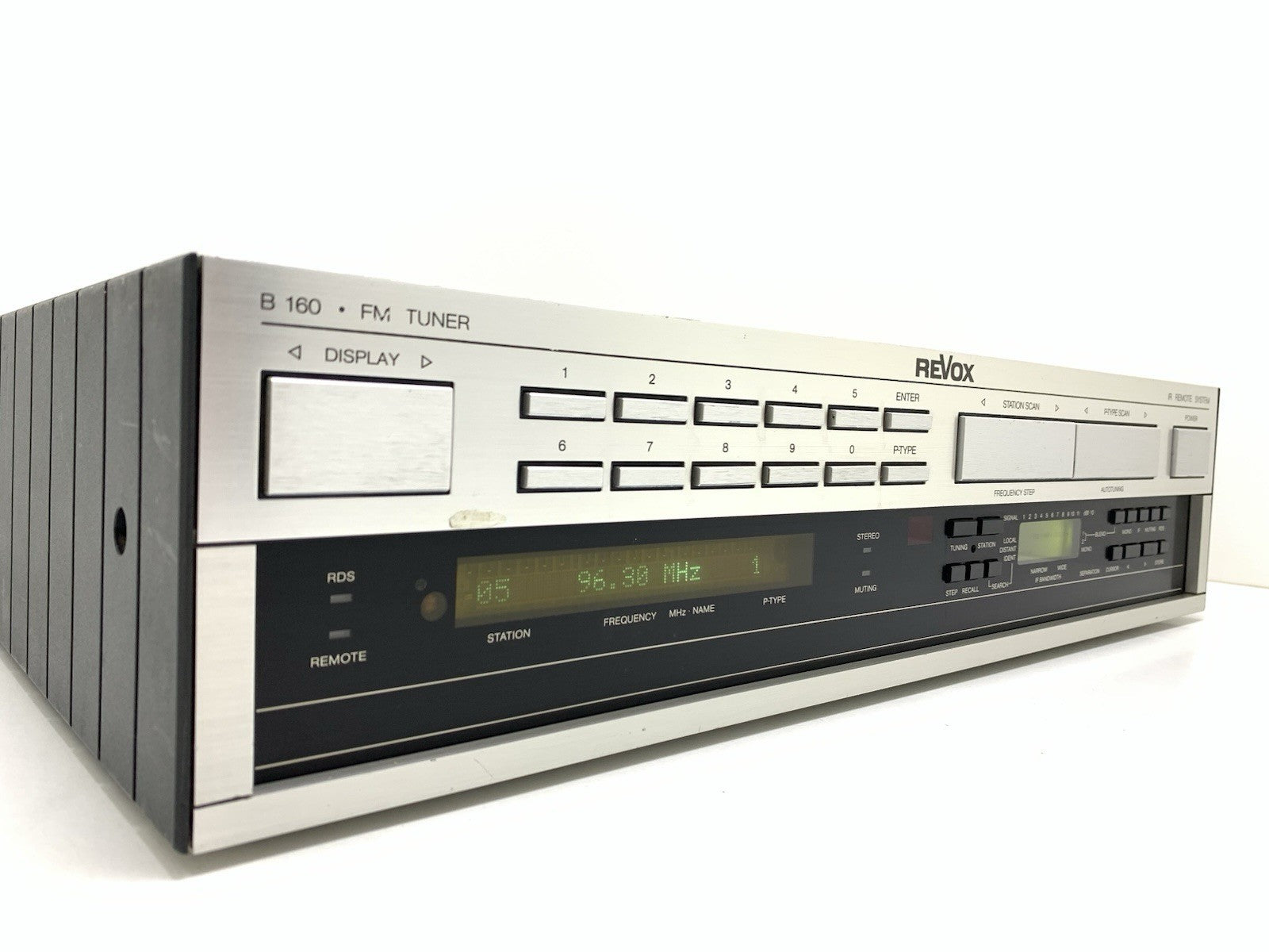 STUDER REVOX B 160 Stereo FM RDS Tuner High End Vintage 1988 WORKING Good Look