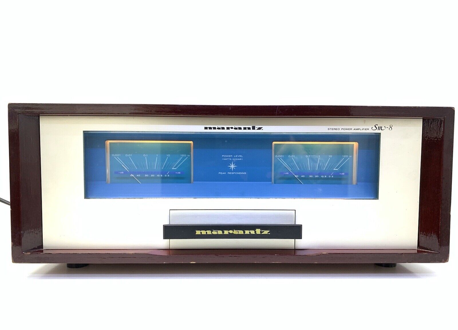 MARANTZ SM-8 Stereo Power Amplifier Vintage 1983 Hi End 240 Watts RMS Good Look