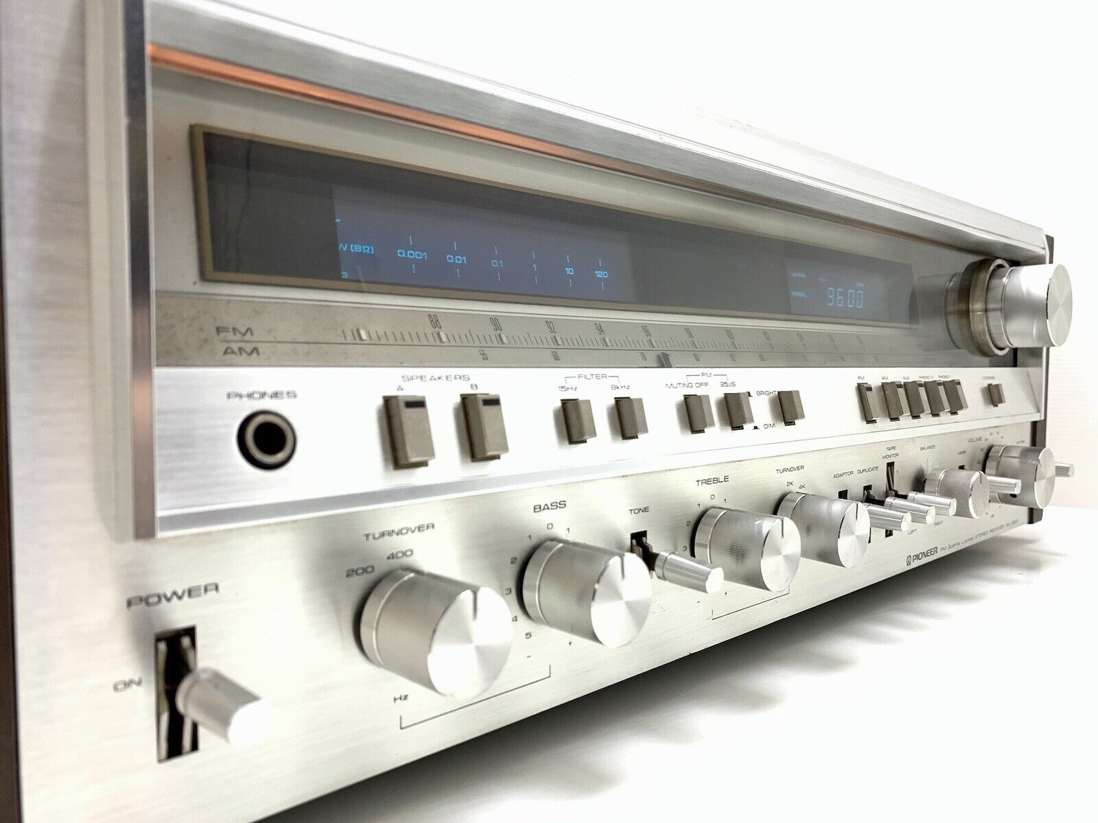 PIONEER SX 3900 Stereo Receiver 120 + 120 Watts RMS Vintage 1980 WORK Good Look
