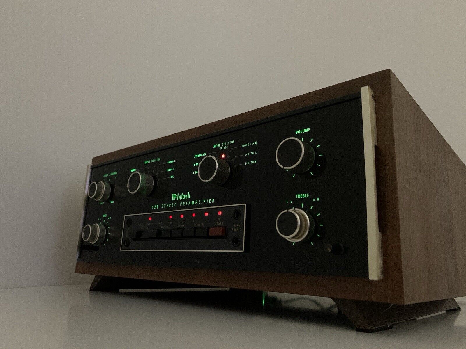McINTOSH C 29 Stereo Pre Amplifier Vintage 1982 High End WORK Perfect Good Look