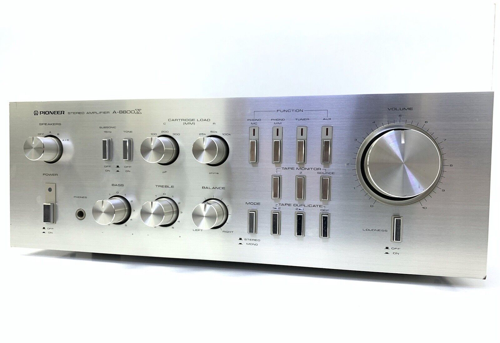 PIONEER A-8800X RARE Stereo Amplifier 150WRMS Vintage 1979 Hi End Work Good Look