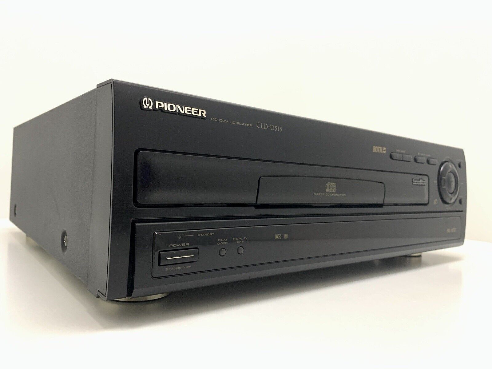 PIONEER CLD D515 CD LD Laser Disc Player 2 SIDEs Vintage PAL NTSC Work Good Look