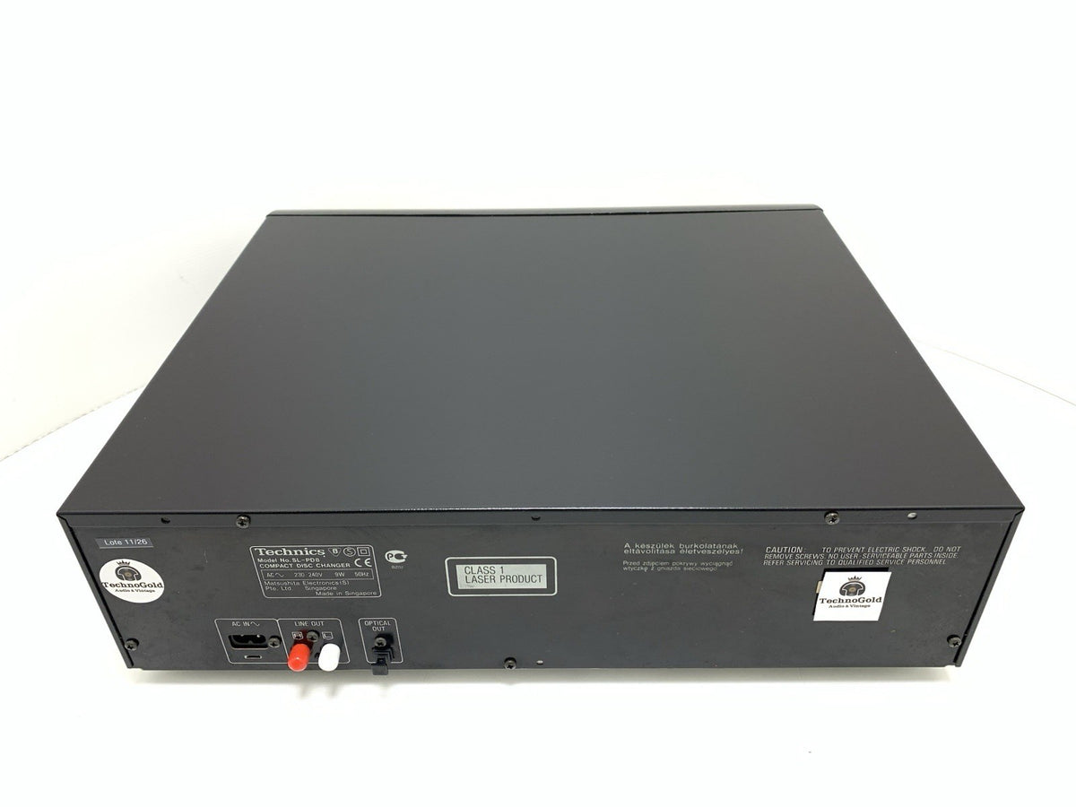 Technics SL-PD8 5 Disc CD Changer MASH Custom Gold Finish 230V Serviced WorkGood