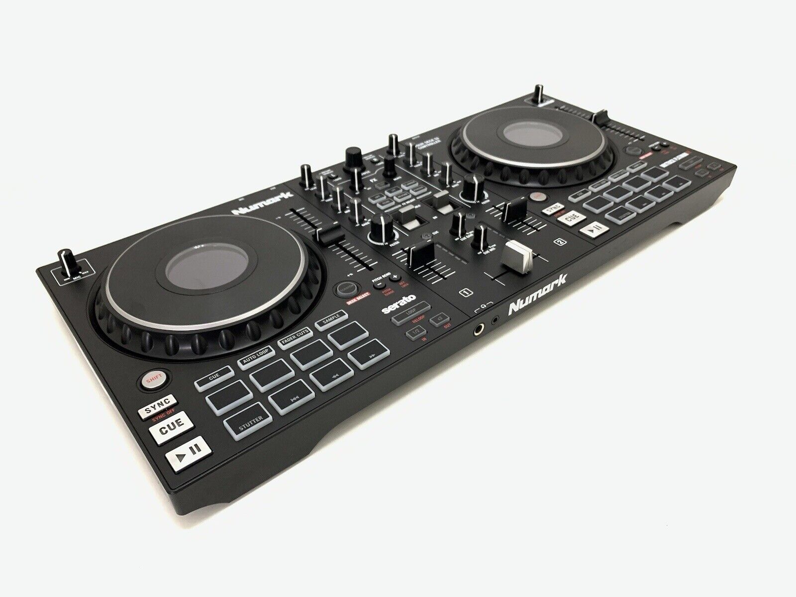 NUMARK MIXTRACK PLATINUM FX 4 Deck DJ Controller Serato USB Mixer WORK Good Look