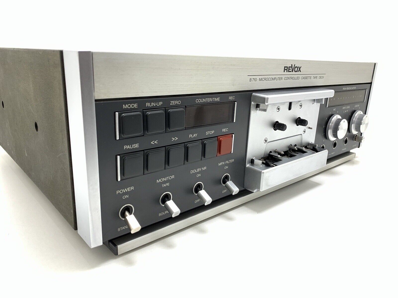 REVOX B 710 Stereo Cassette Tape Deck 3 Heads Vintage 1981 Hi End WORK Good Look