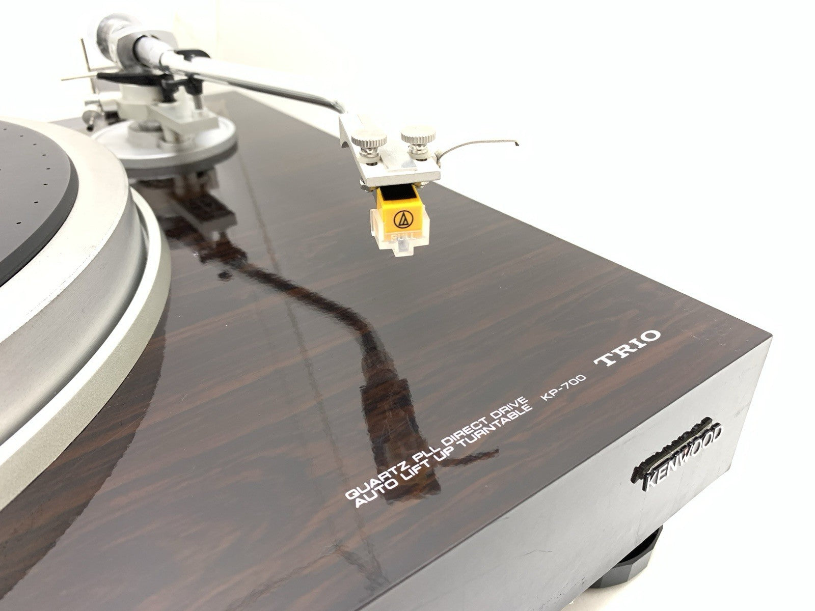 TRIO KENWOOD KP 700 Turntable Direct Drive Auto Lift UP Hi End Vintage Good Look