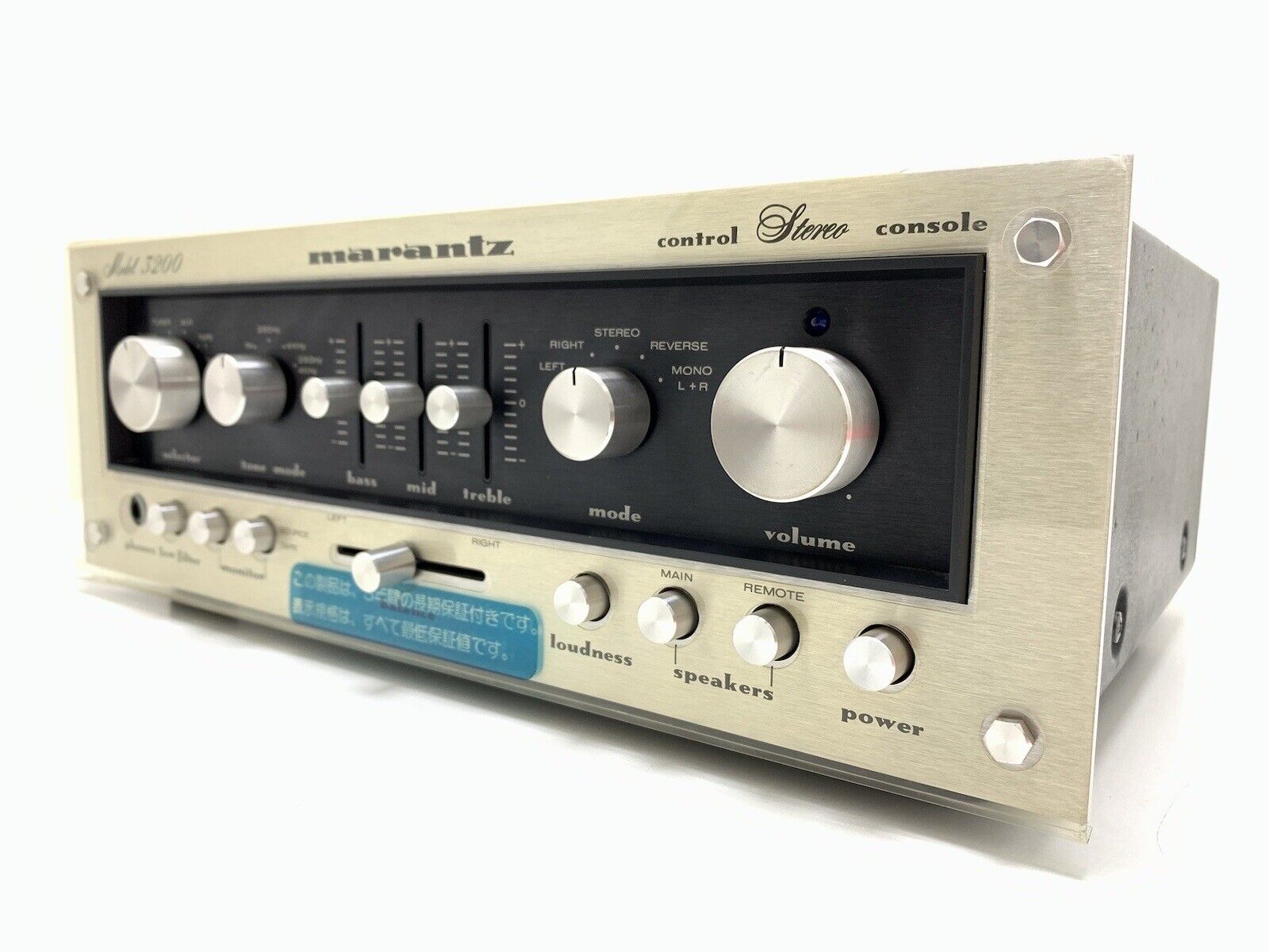 MARANTZ Model 3200 Stereo Pre Amplifier Vintage 1976 HiFi Work Like NEW GoodLook