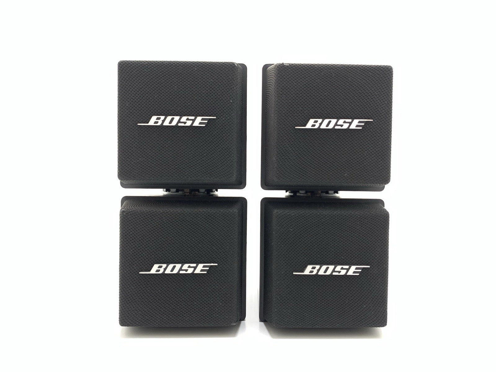 RARE BOSE 501X Direct Reflecting Double Cube Speakers Pair Vintage WORK GoodLOOK