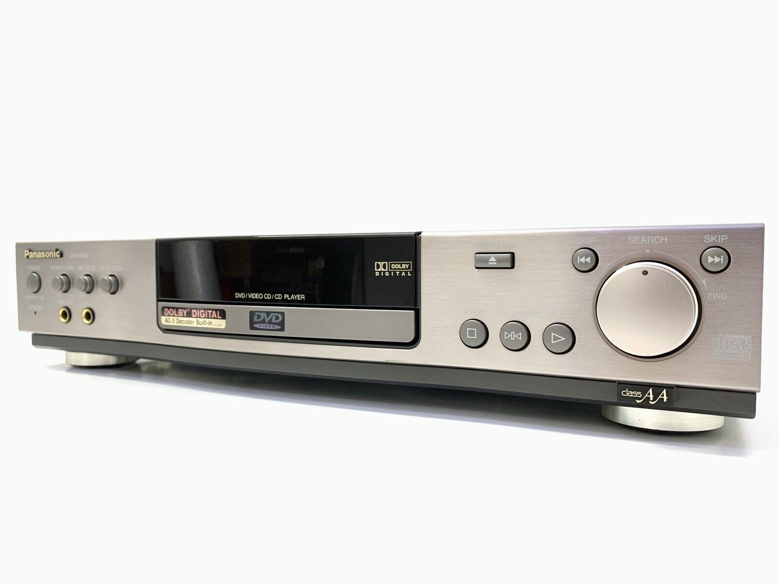 PANASONIC DVD A300 CD/CD-RW/Video CD/MP3 Hi End Vintage Remote Karaoke Good Look