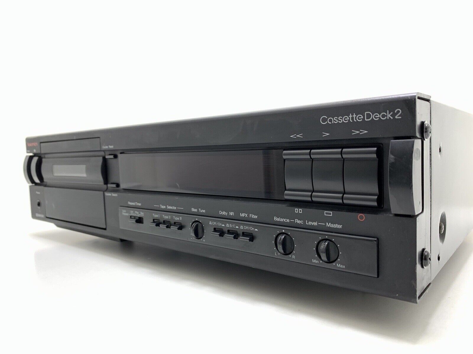 NAKAMICHI Cassette Deck 2 Tape Deck 2 Head High End Vintage 1990 WORK Good Look