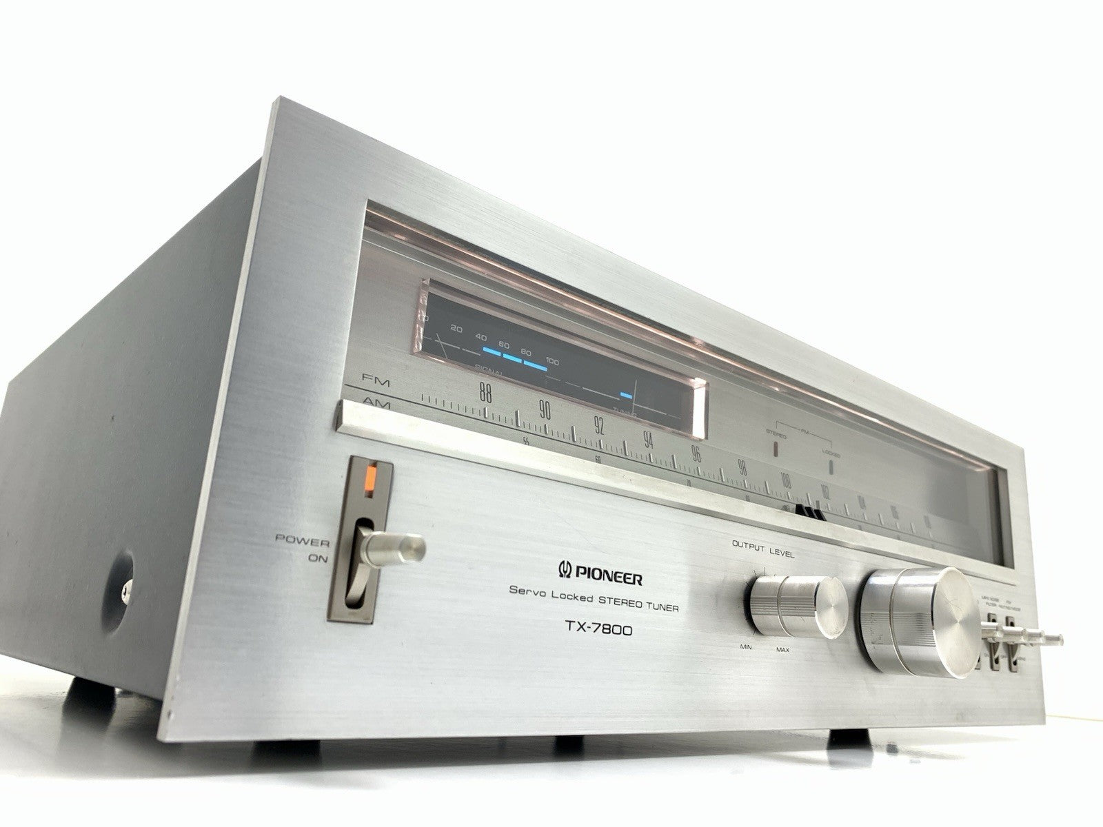 PIONEER TX 7800 AM/FM Stereo Analogue Tuner Vintage 1979 Blue Line WORK GoodLook