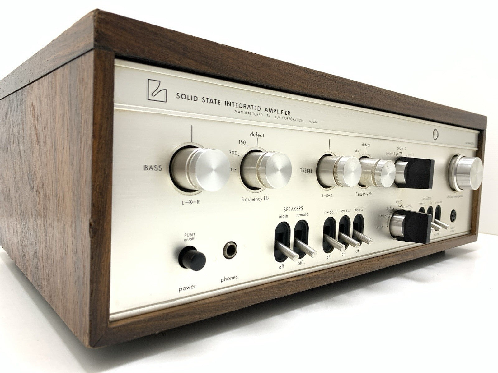 LUXMAN SQ 507X Integrated Stereo Amplifier 2X 50W RMS Vintage 1970 Work GoodLook