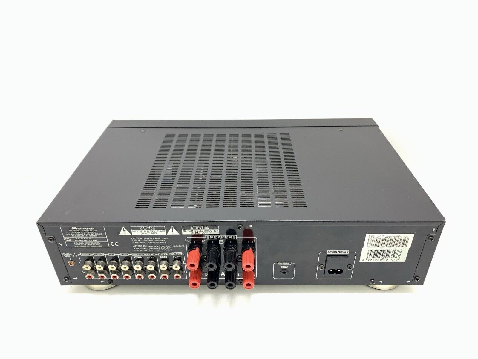 PIONEER A 209R Stereo Amplifier 35+35 Watts RMS Vintage 2000 WORK Good Look