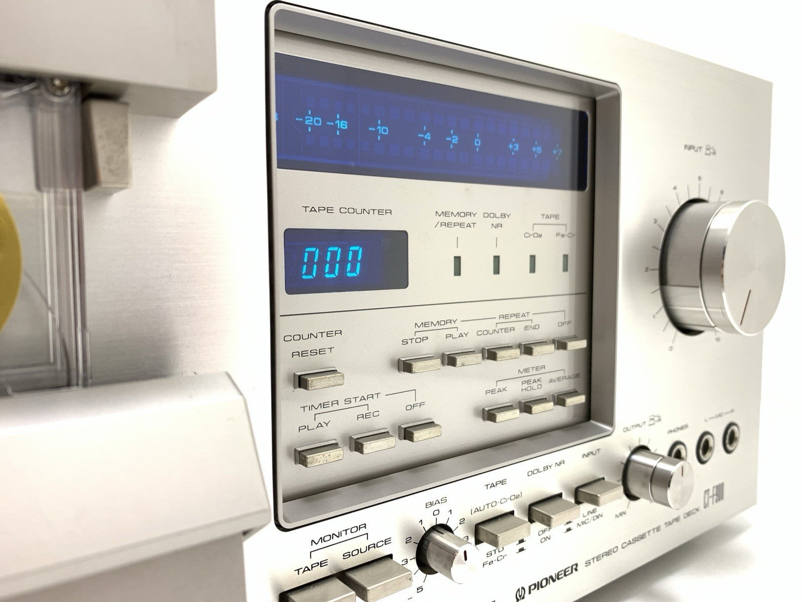 PIONEER CT F900 3 Head Stereo Tape Deck BLUE LINE Vintage 1978 WORK Good Look