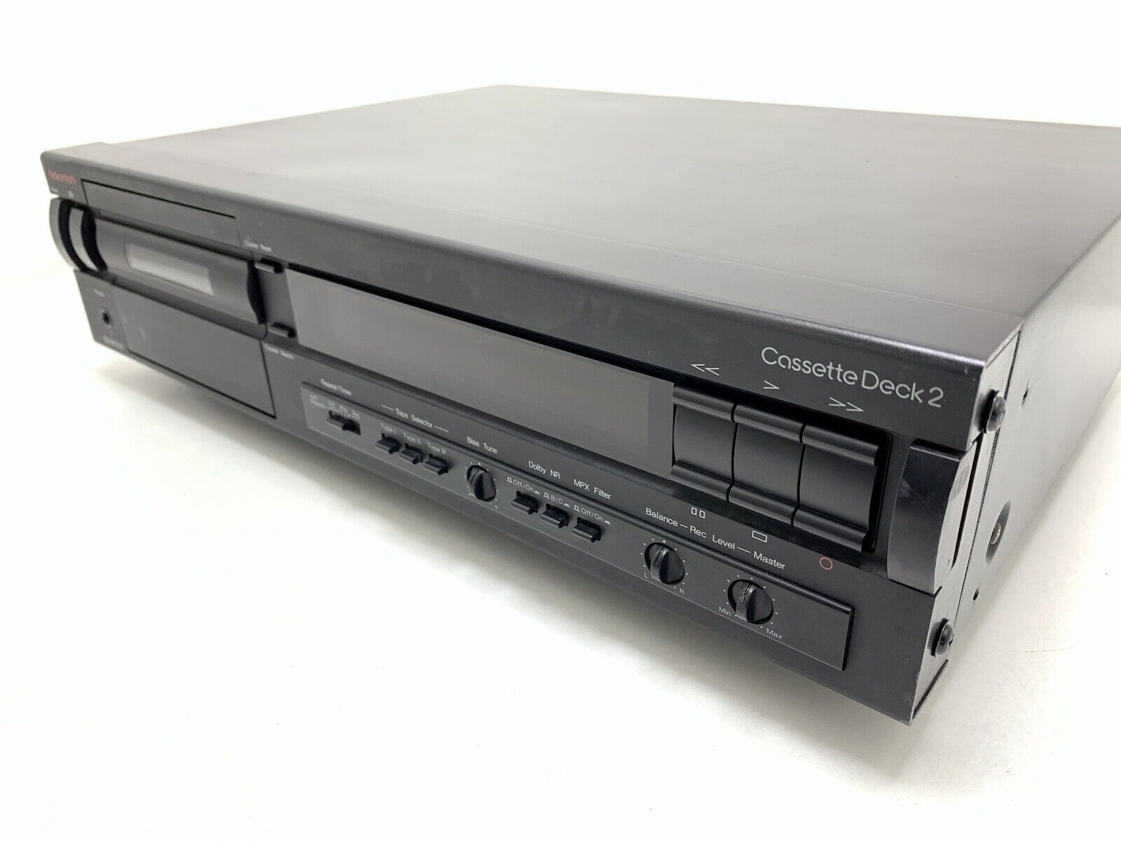 NAKAMICHI Cassette Deck 2 Tape Deck 2 Head High End Vintage 1990 WORK Good Look