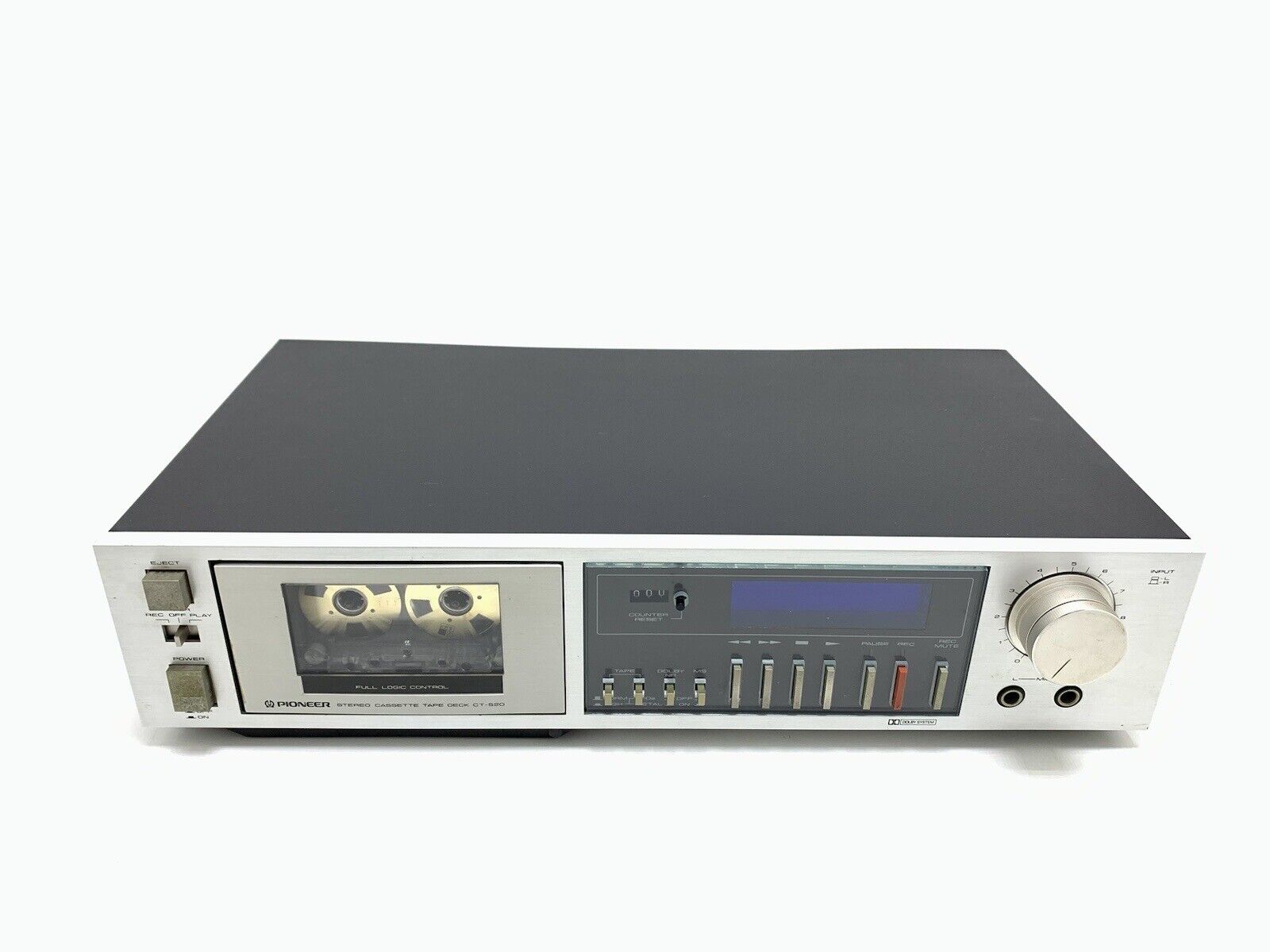 PIONEER CT-520 Stereo Cassette Tape Deck 2 Head Vintage 1981 WORK Good Look