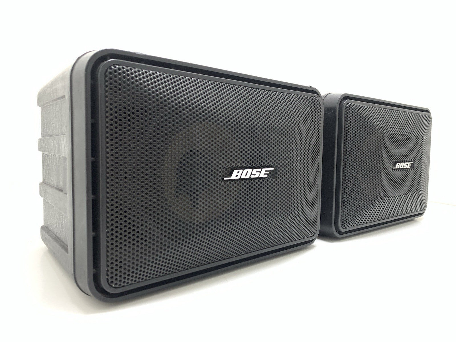 BOSE 101 Music Monitor Speakers 2 Way 60 Watts RMS Vintage 1984 WORK Good Look