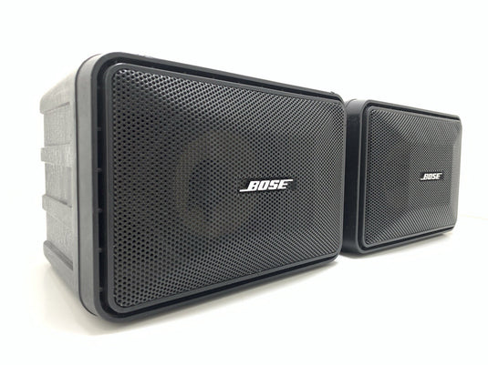 BOSE 101 Music Monitor Speakers 2 Way 60 Watts RMS Vintage 1984 WORK Good Look