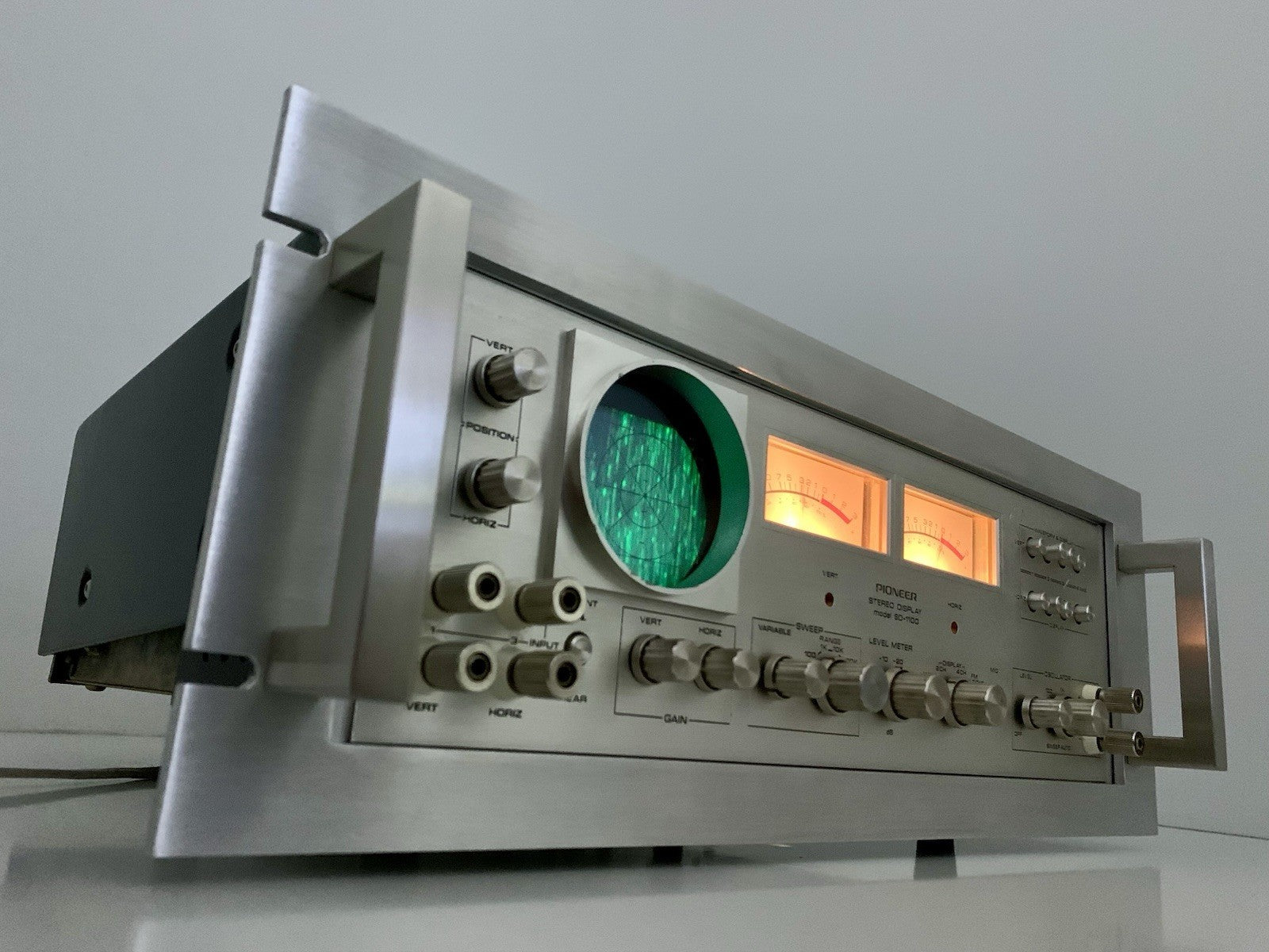 PIONEER SD-1100 Stereo Rack Display Audio Scope RARE Vintage 1972 WORK Good Look