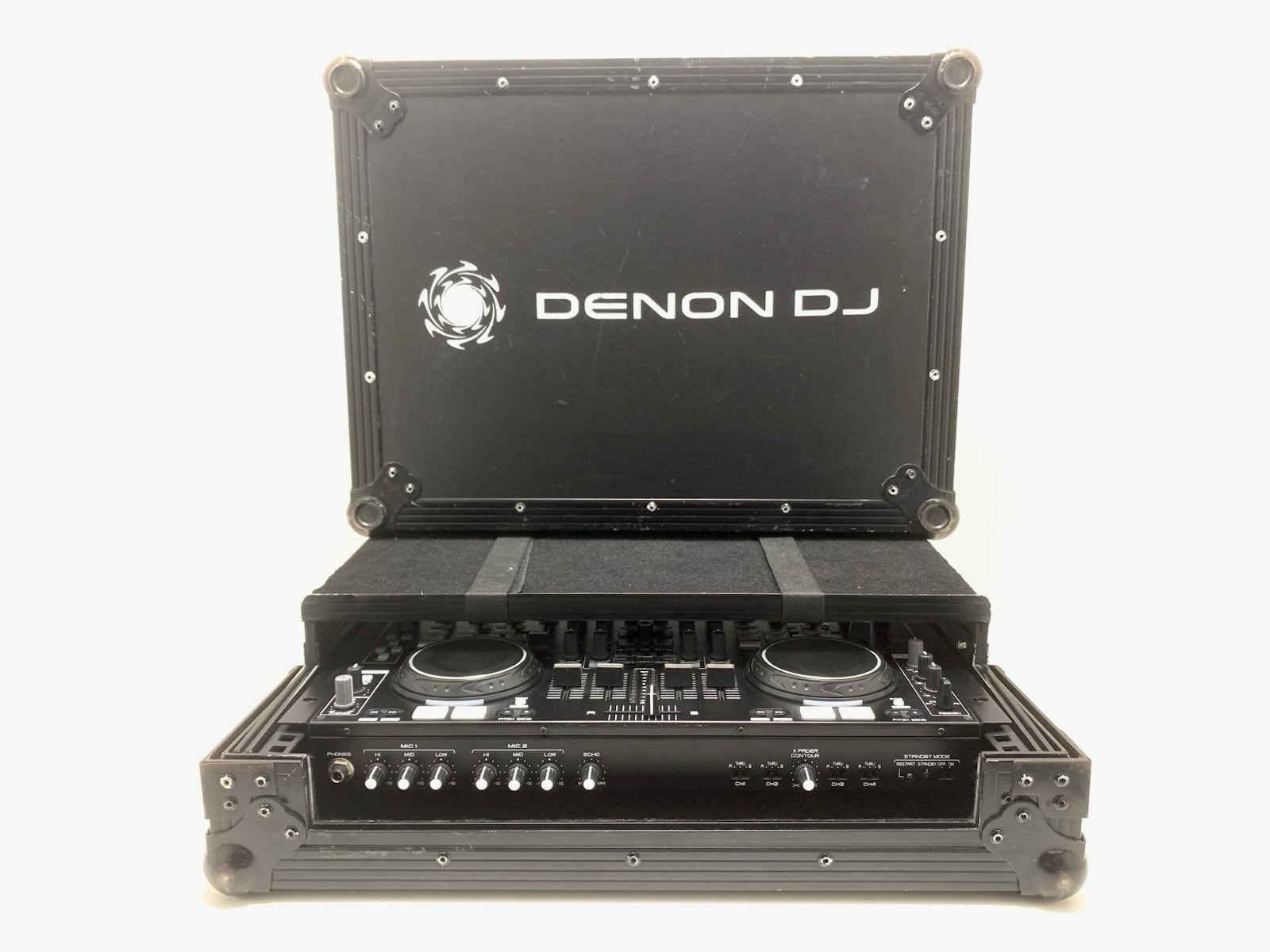 DENON DN MC6000 Professional PRO MIXER  DJ MIDI Controller +Case WORK Good Look