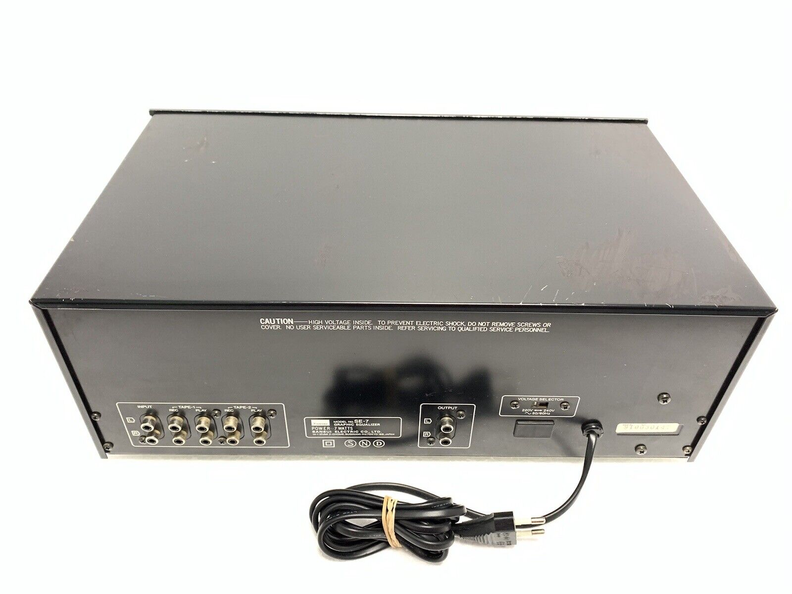 SANSUI SE-7 Stereo Graphic Equalizer  Vintage 1979  Hi Fi WORK PERFECT Good Look