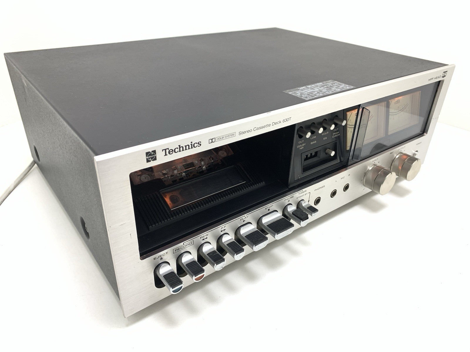 TECHNICS RS 630T Stereo Cassette Tape Deck 2 Head Vintage 1978 Work Good Look