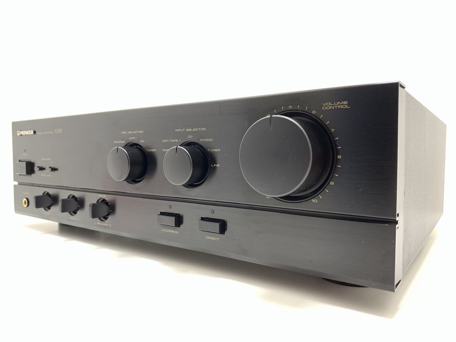 PIONEER A 335 Stereo Amplifier 40+40 Watts RMS Vintage 1989 Hi Fi WORK Good Look