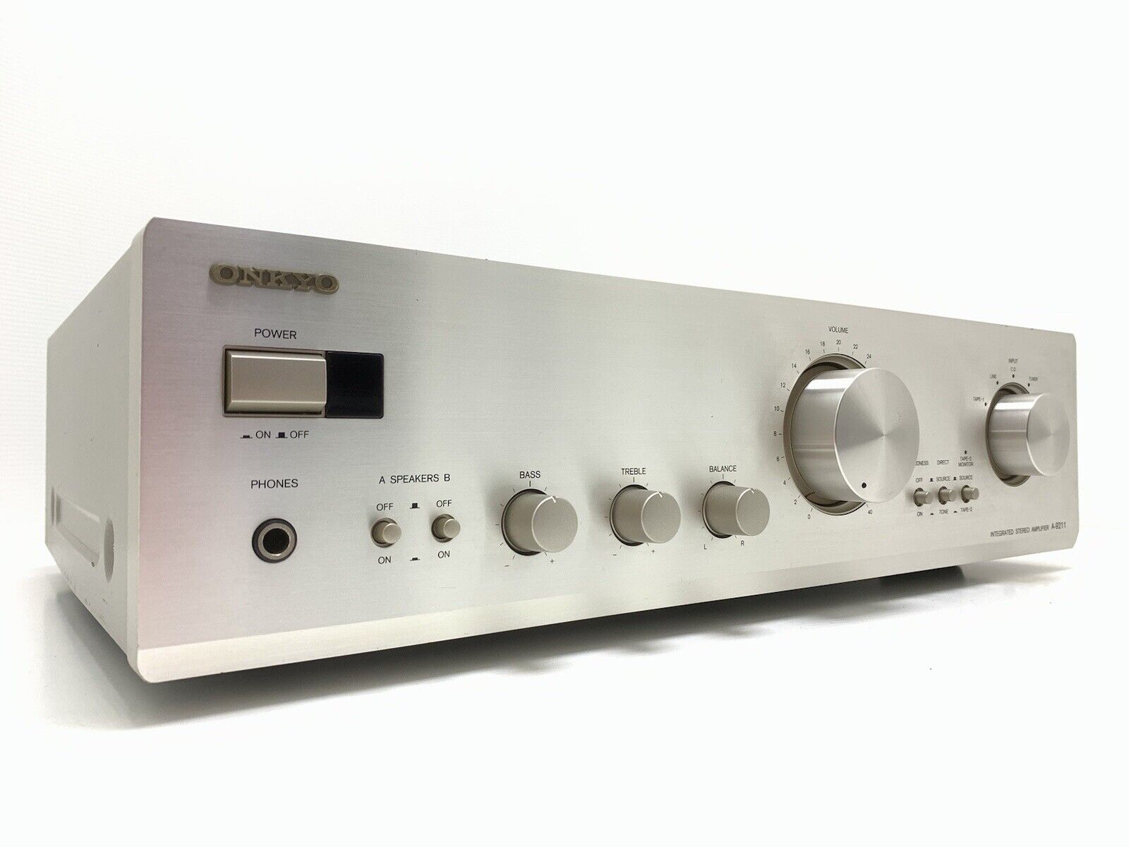 ONKYO A-9211 Integrated Stereo Amplifier 80 W RMS Vintage 1997 Hi Fi Good Look