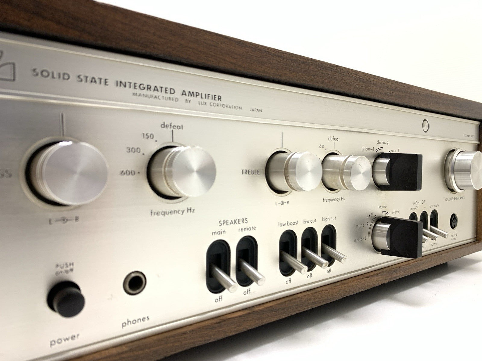 LUXMAN SQ 507X Integrated Stereo Amplifier 2X 50W RMS Vintage 1970 Work GoodLook