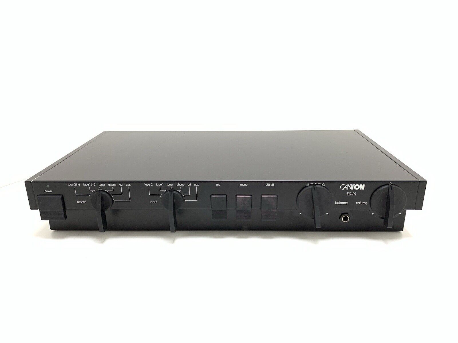 CANTON EC P1 Stereo Control Pre Amplifier Vintage High End WORK Perfect GoodLook