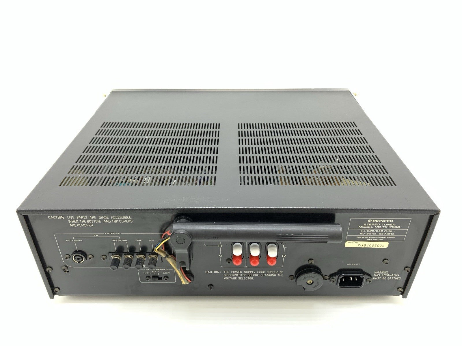 PIONEER TX 7800 AM/FM Stereo Tuner Rack Handless 19" Vintage 1979 WORK Good Look