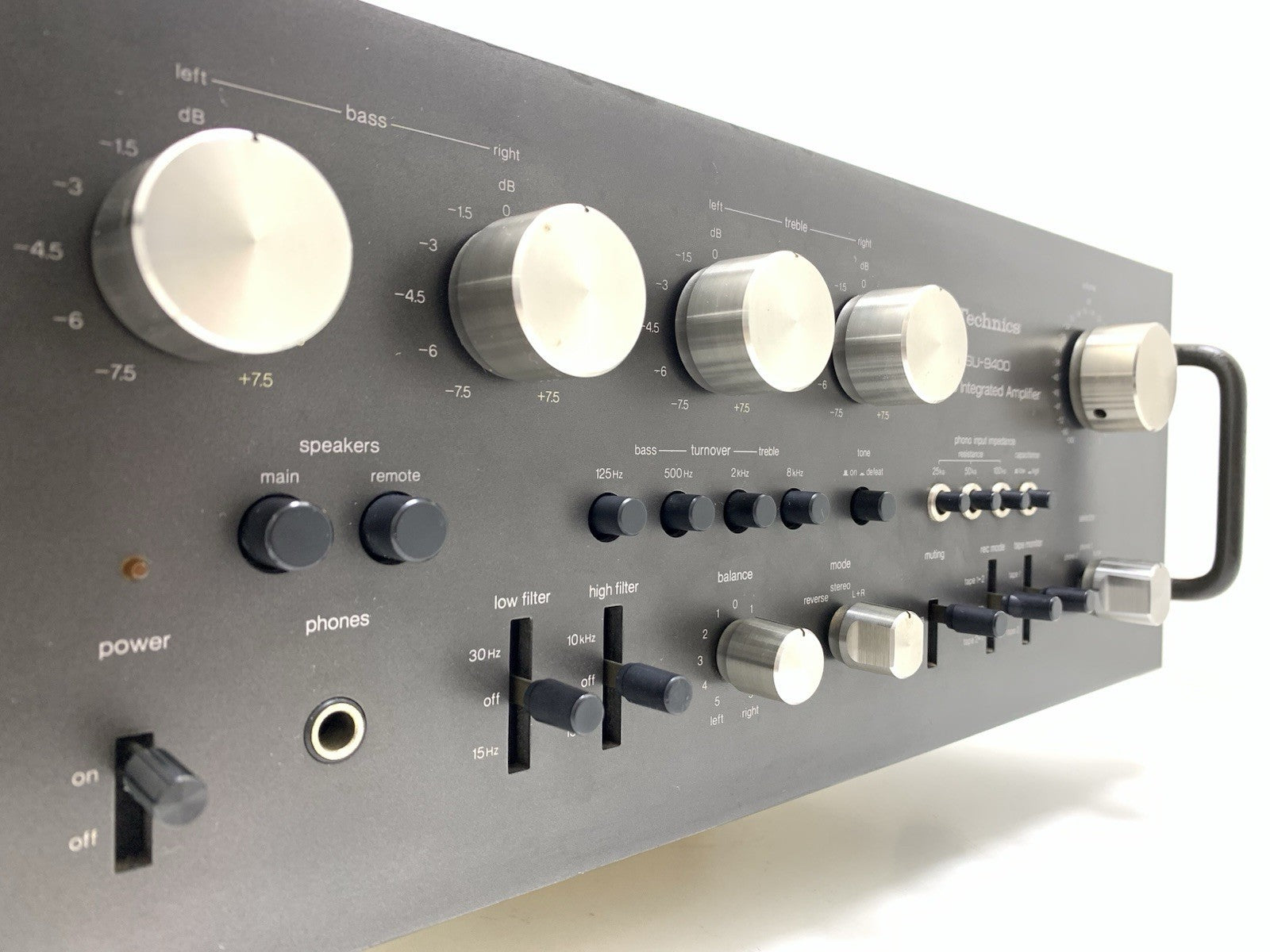 TECHNICS SU 9400 Stereo Amplifier WORK 80 + 80 Watts RMS Vintage 1976 GOOD LOOK