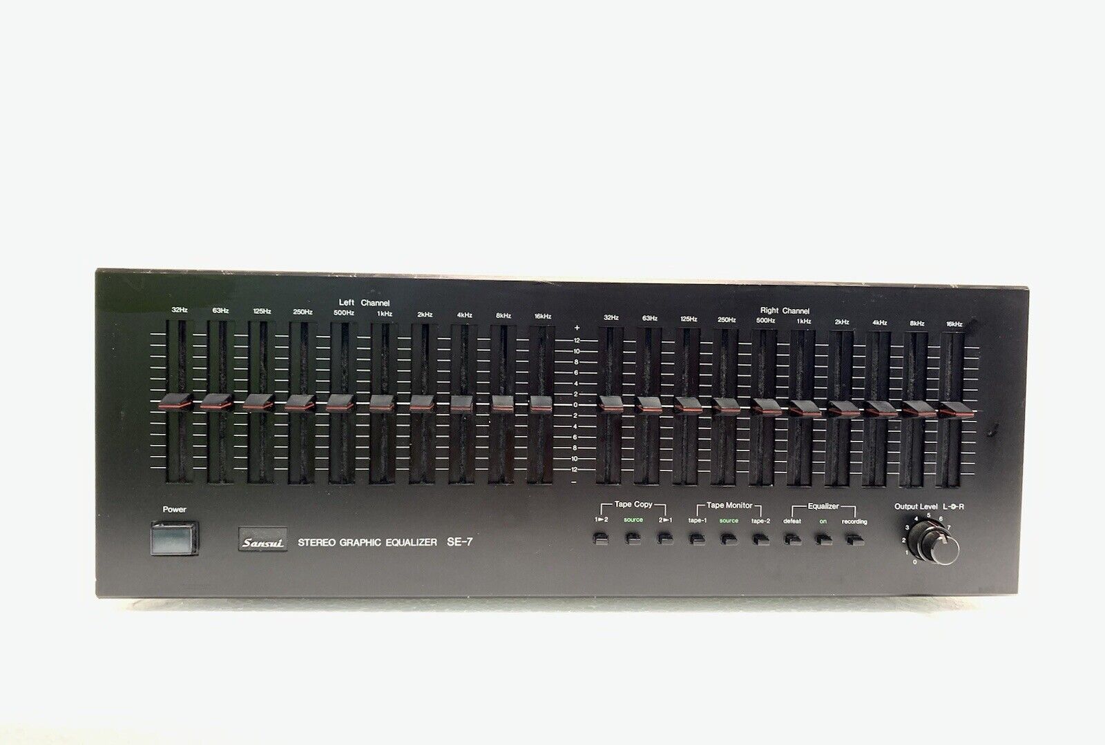 SANSUI SE-7 Stereo Graphic Equalizer  Vintage 1979  Hi Fi WORK PERFECT Good Look