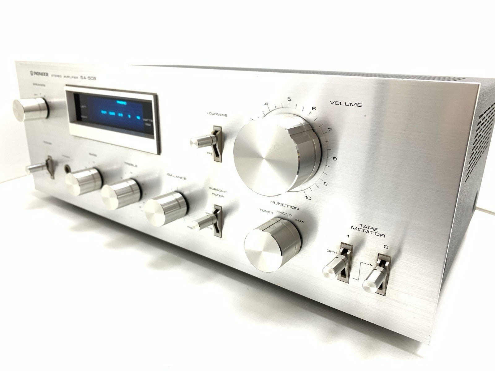 PIONEER SA 508 Stereo HiFi Amplifier 25+25 Watts RMS Vintage 1979 WORK GOOD LOOK