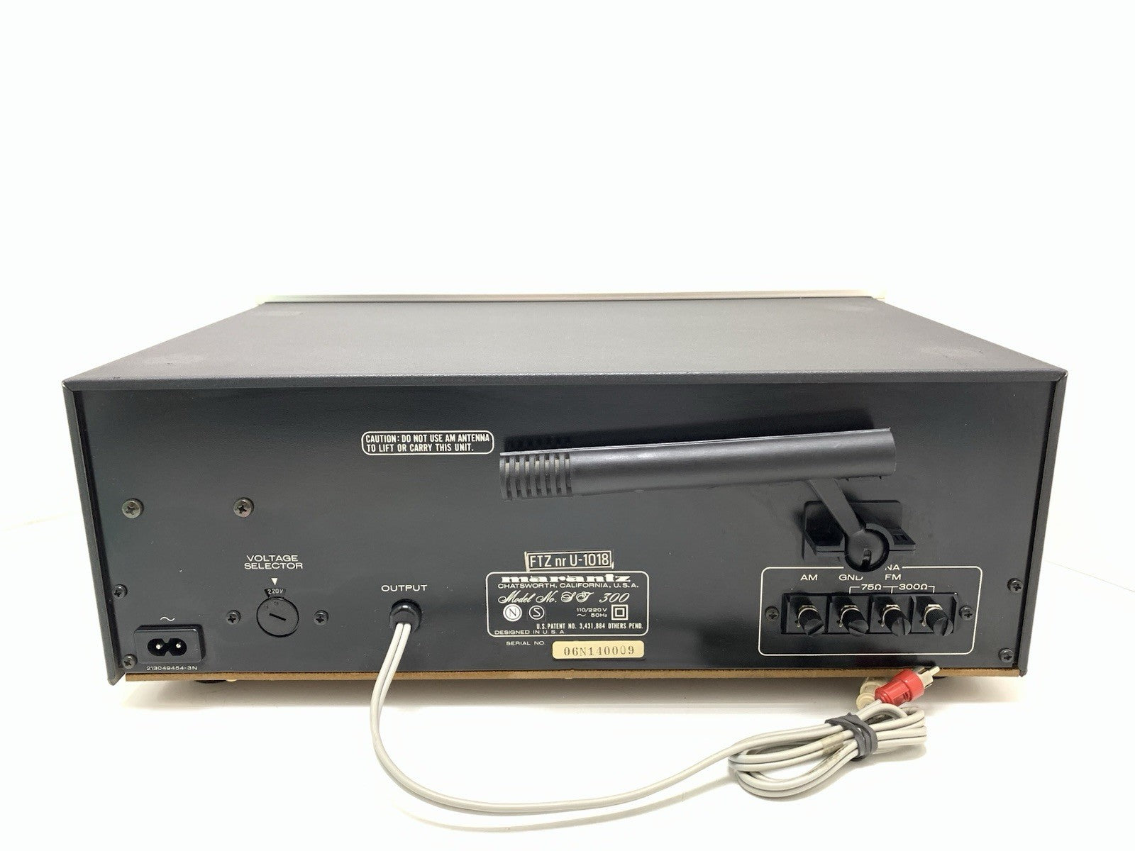 MARANTZ ST 300 AM/FM Stereo Analog Gyro-Touch Tuner Vintage 1979 WORK Good Look