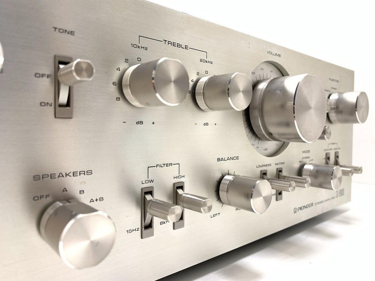 PIONEER SA 8900 II SA 9500 II Stereo Amplifier 80+80 WRMS Vintage Work Good Look
