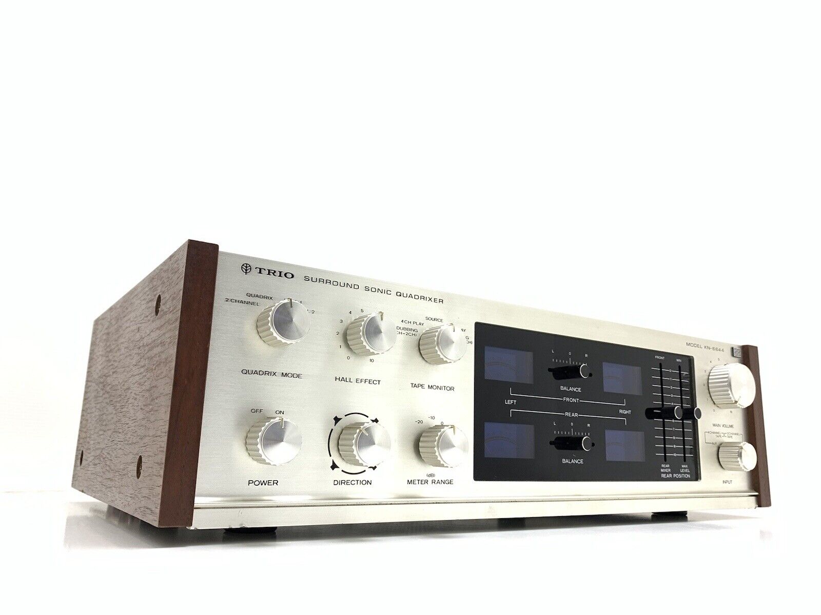 TRIO KENWOOD KN 6644 Quadrixer Pre Amplifier 4 Channel Vintage 1971 WORK GOOD