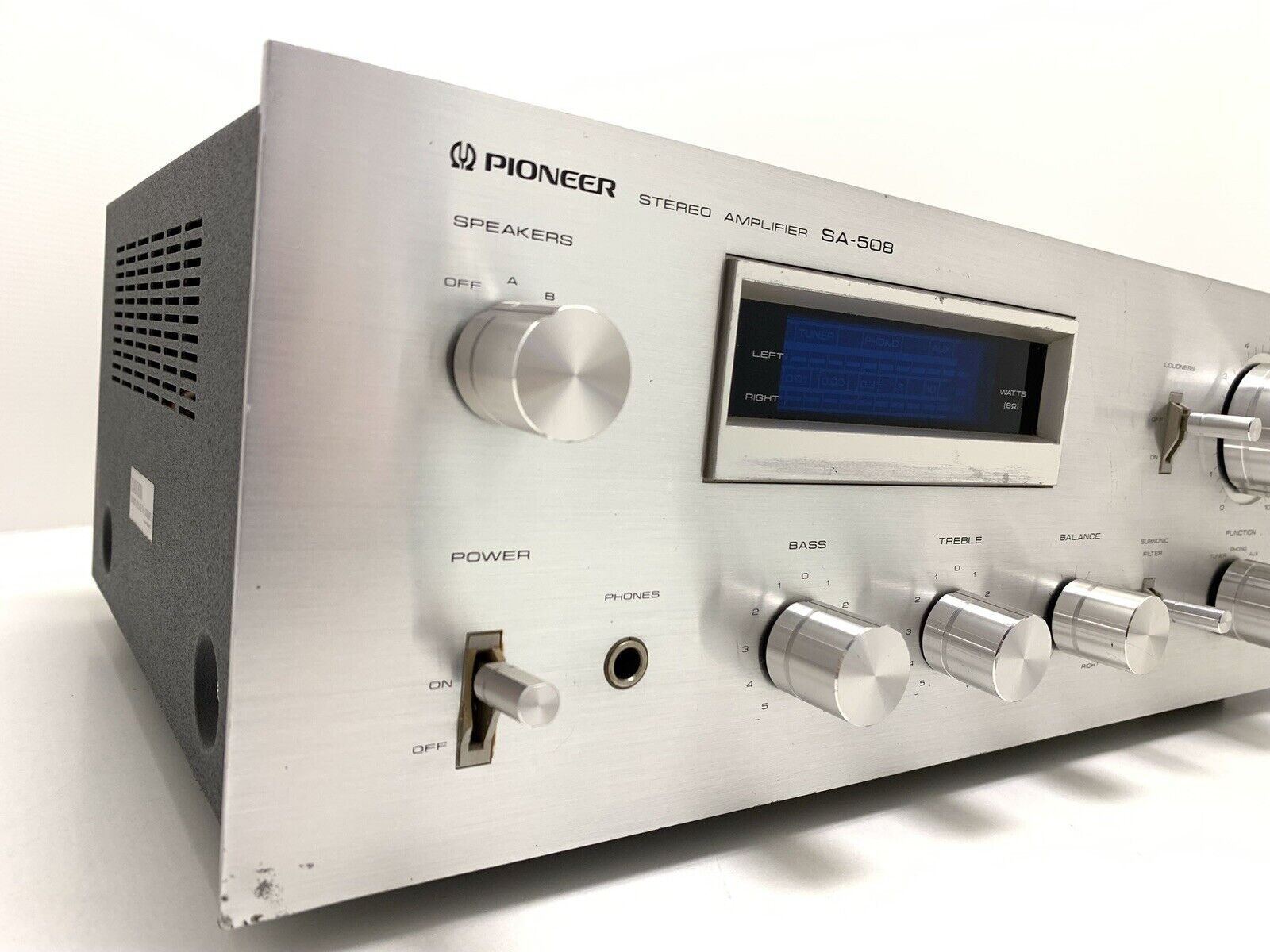 PIONEER SA 508 Stereo Amplifier 2X 25Watts RMS Vintage 1979 Hi Fi WORK VERY GOOD