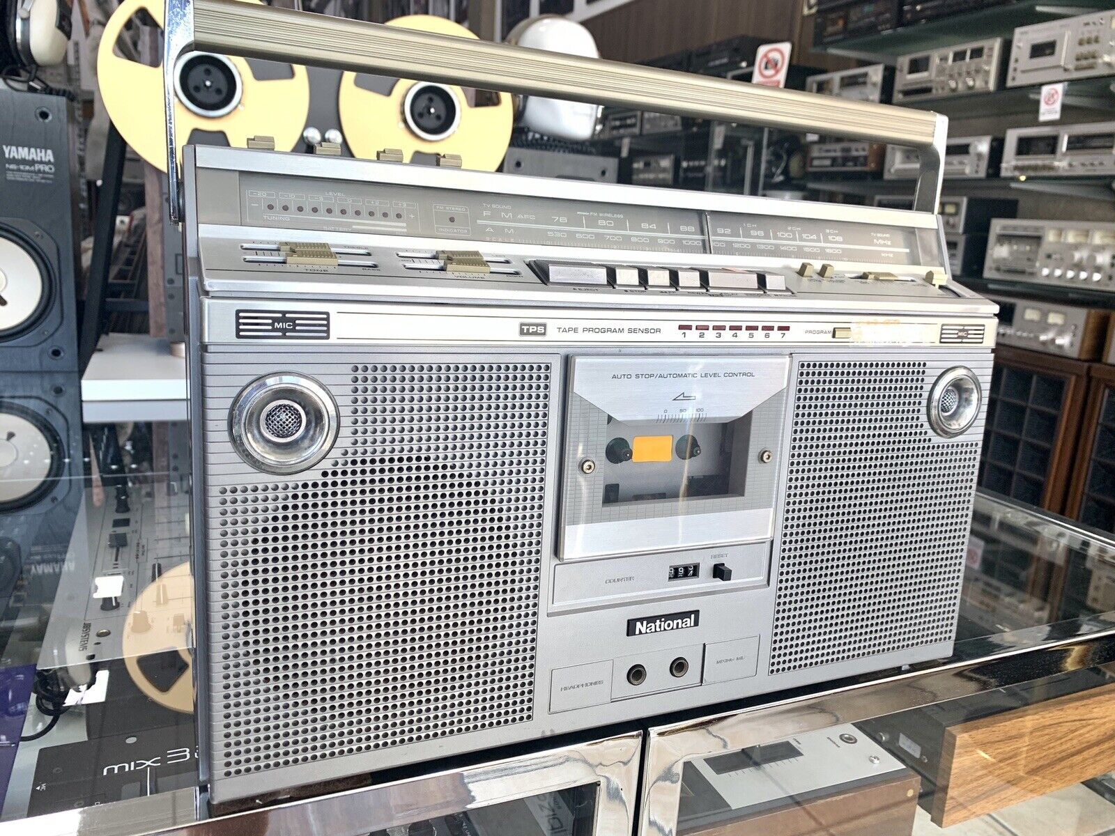 NATIONAL PANASONIC RX-5300 BOOMBOX STEREO Radio Cassette Vintage WORK Good Look