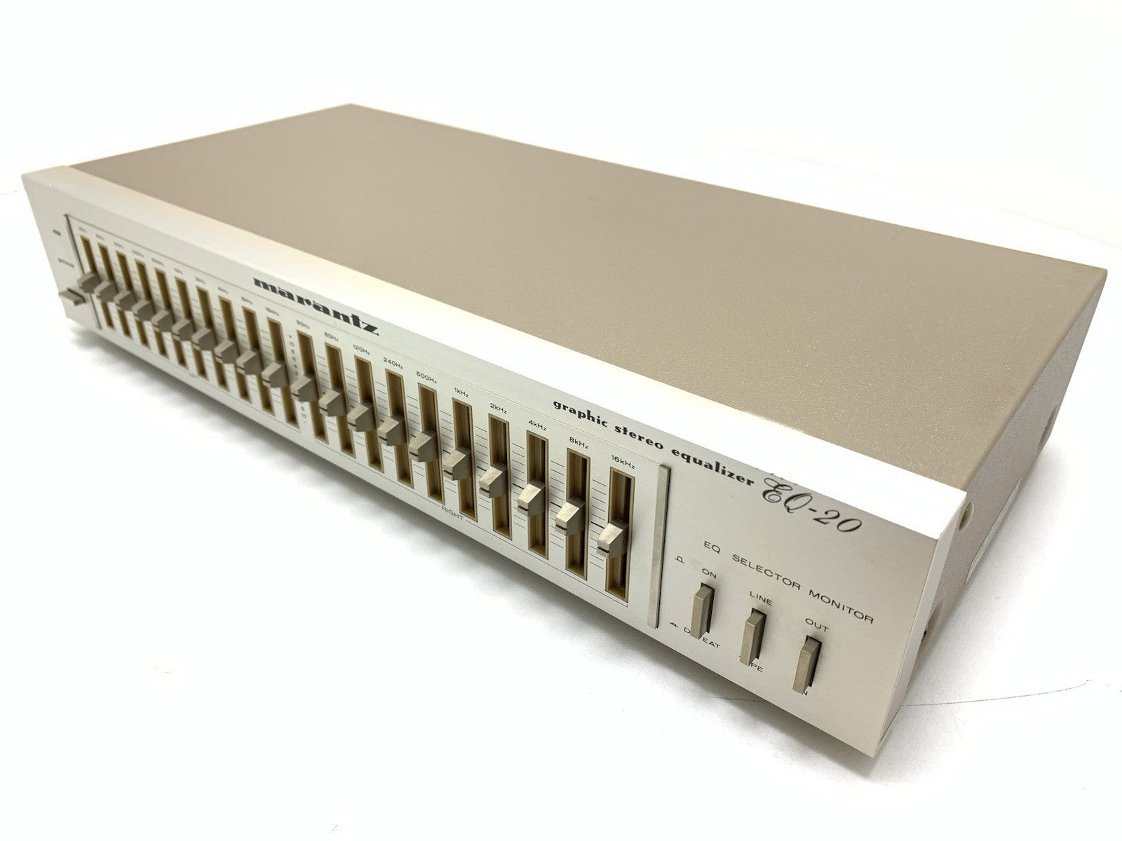 MARANTZ EQ 20 Stereo Graphic Equalizer Vintage 1980 High End WORK Good Look