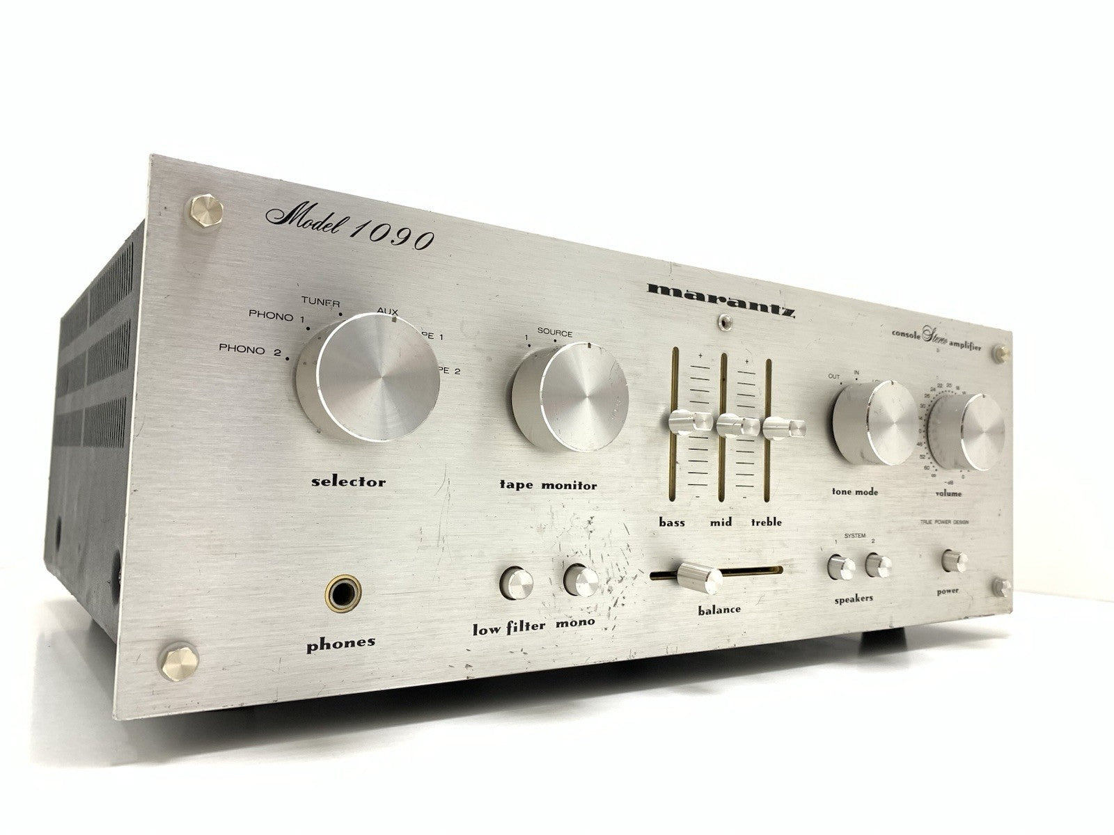 MARANTZ 1090 Stereo Integrated Amplifier 45+44 W RMS Vintage 1977 WORK Good Look
