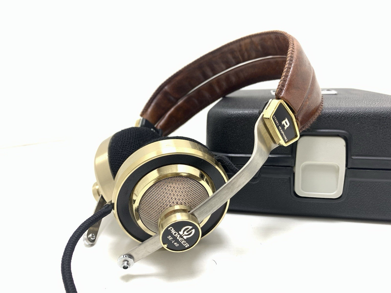 PIONEER SE-L40 Rare Headphones Original Box Vintage 1972 Good Look Work Perfect